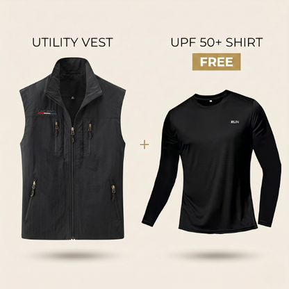 Summer Utility Vest + Free UPF 50+ Shirt